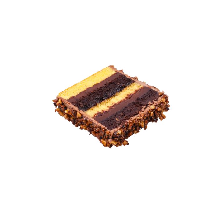 Coffee Rum Raisin Square Cake