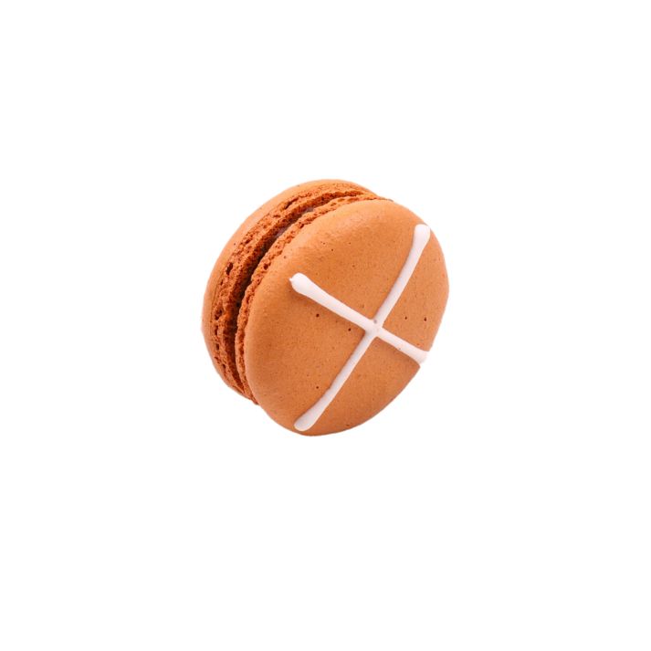 Hot Cross Macaron
