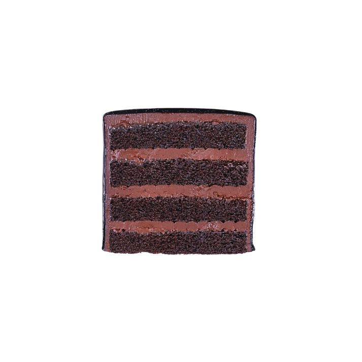 Dark Chocolate Square Cake