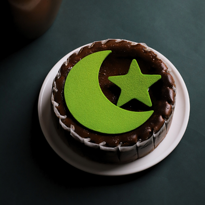 Cherry Chocolate Basque Cheesecake